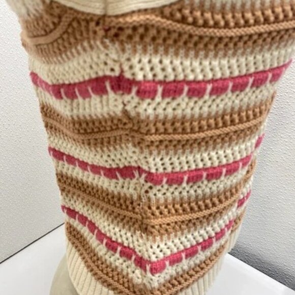 NEW CENTRAL PARK WEST Womens Cute Knit Coen Tank Top Size XS Poppy Multi - Picture 4 of 10